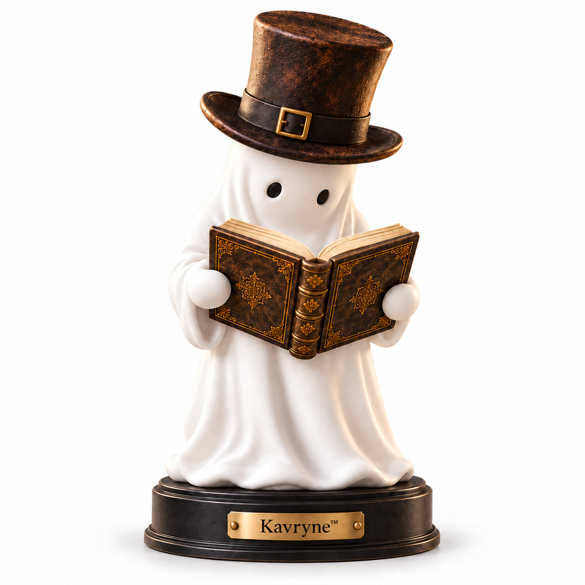 Kavryne™ The Scholar Ghost – Vintage-Inspired Reading Ghost Figurine
