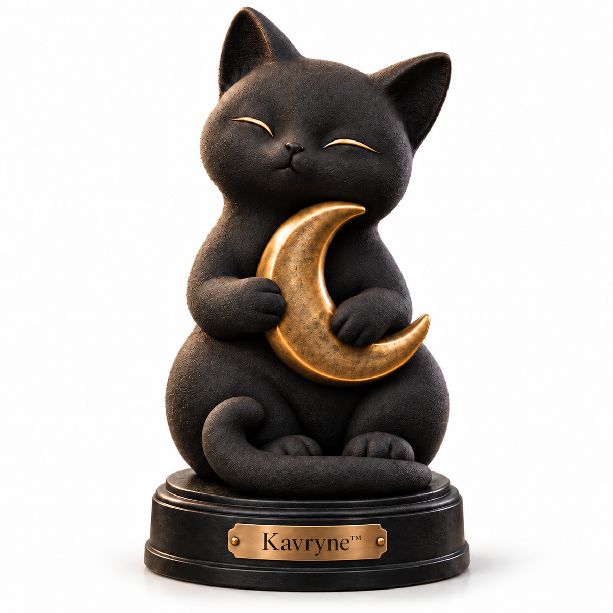 Kavryne™ The Midnight Kitten – A Little Moon, A Quiet Companion
